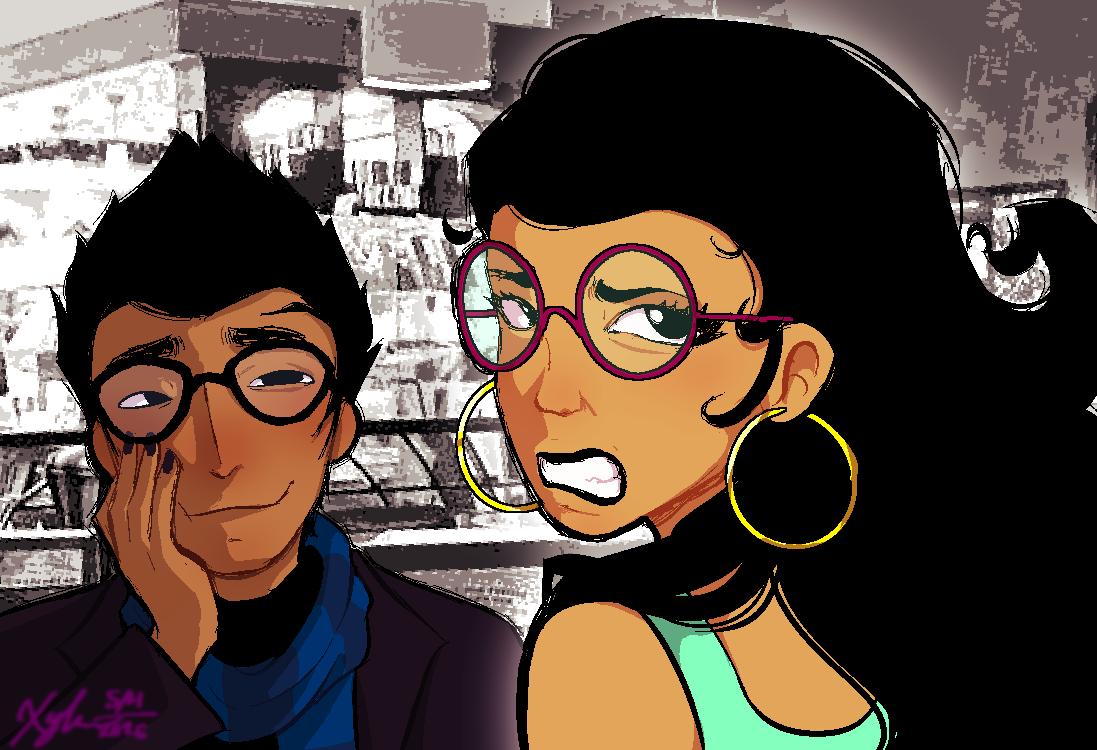 tbh i really like how i drew the expressions here, especially eridan's. i've been staring at it... because im amazed that i can portray that expression yeah definitely