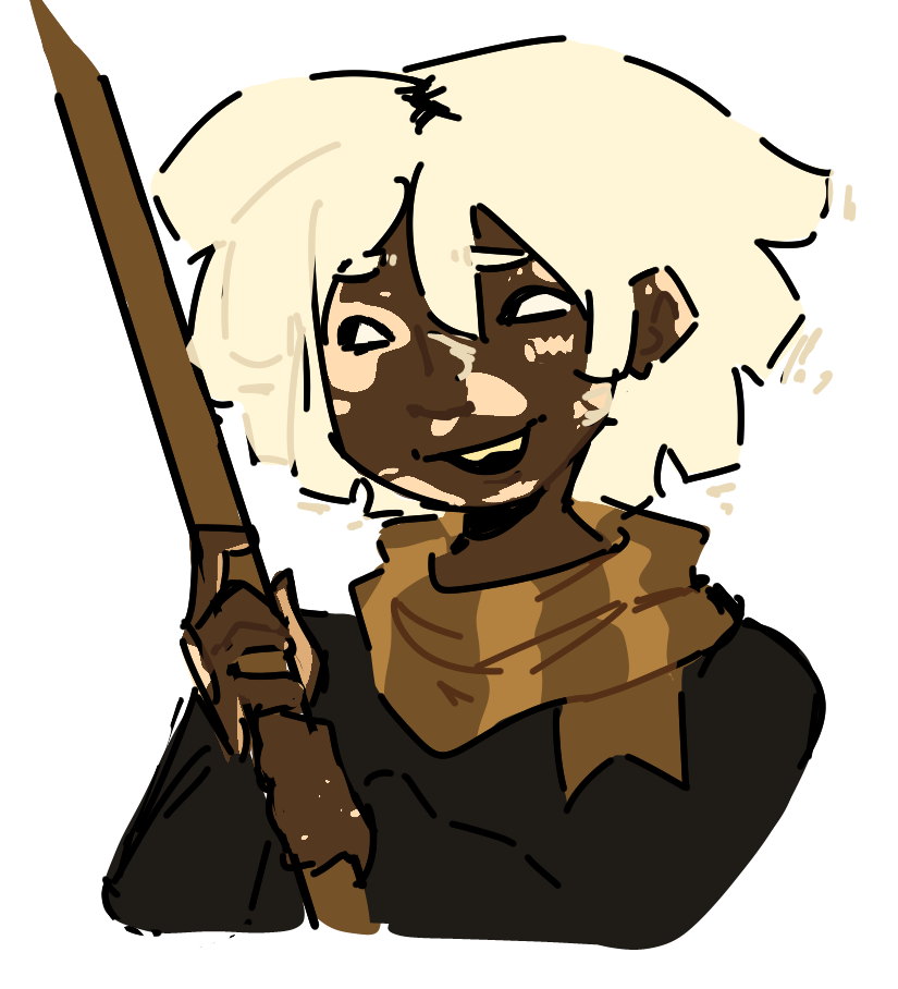 This is my interpretation of a humanized version of my class' Market Day mascot.